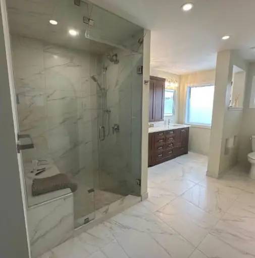 Monroe bathroom after renovation